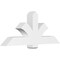 Ekena Millwork Redmond Architectural Grade PVC Gable Bracket, 60"W x 25"H x 6"D x 6"F, 10/12 Pitch GBP060X25X0606RED00 - alternate 1